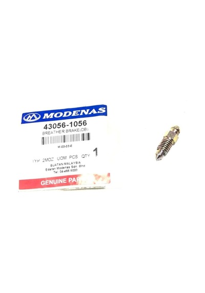 Modenas Gt135 Ön Ve Arka Fren Hava Taliye Rekorual