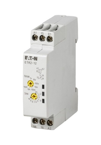 Eaton Etr2-12 Elektronik Zaman Rölesi 17,5mm - Düşmede Gecikme