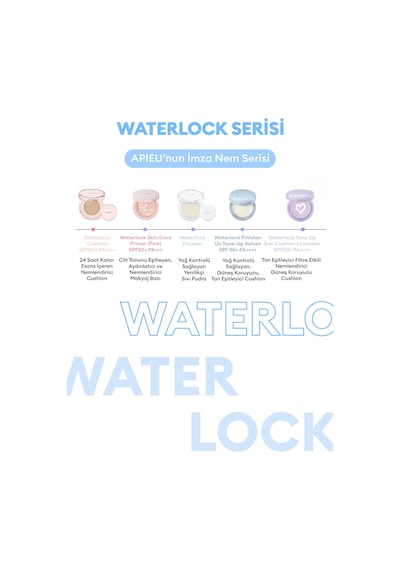 Hyalüronik Asit İçeren, Yağ Kontrolü Sağlayan Cushion Yenilikçi Sıvı Pudra A'pıeu Waterlock Finisher 0
