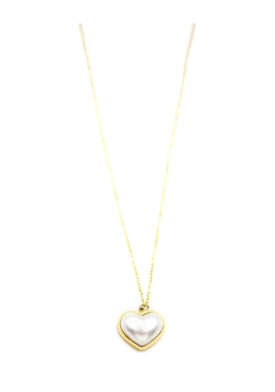 Kalp Kolye - Altın Çok Renkli 23131580