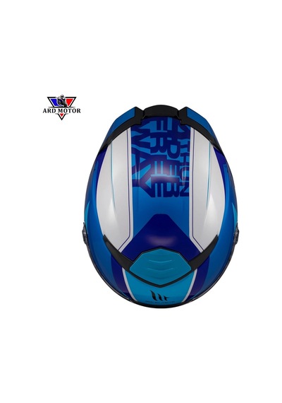 Thunder 4 Sv Freeway A17 Parlak Kapalı Kask 1 Mavi