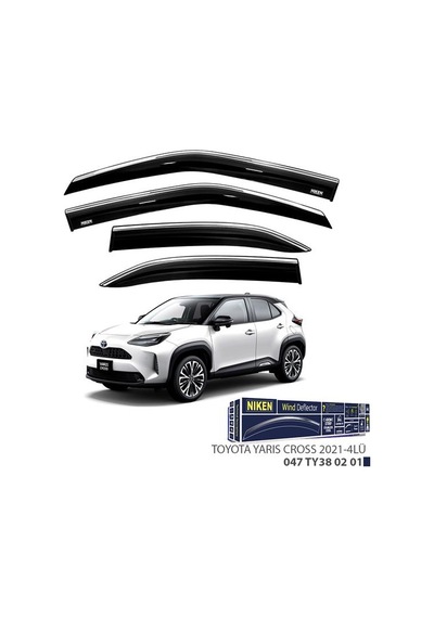 Nıken 047ty380201 Kromlu Cam Rüzgarlığı Toyota Yarıs Cross 2021- 4lü 1 Takım -ıdır