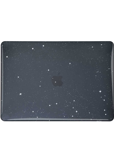 Apple Uyumlu MacBook Pro 13.3" M2 2022 2020 A2251 A2289 A2338 Kılıf Simli Ön Arka Kapak 001