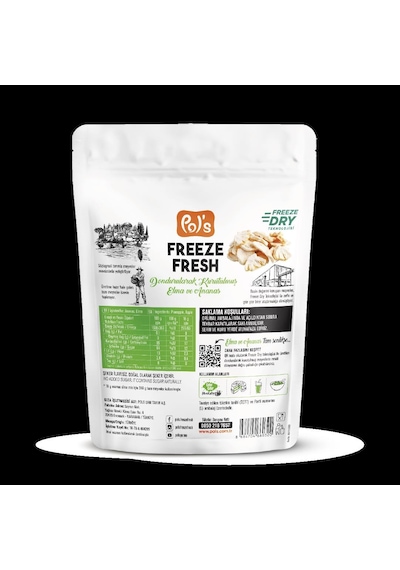 Freeze Fresh Dondurularak Kurutulmuş Ananas - Elma Mix 18 Gr. 15 G