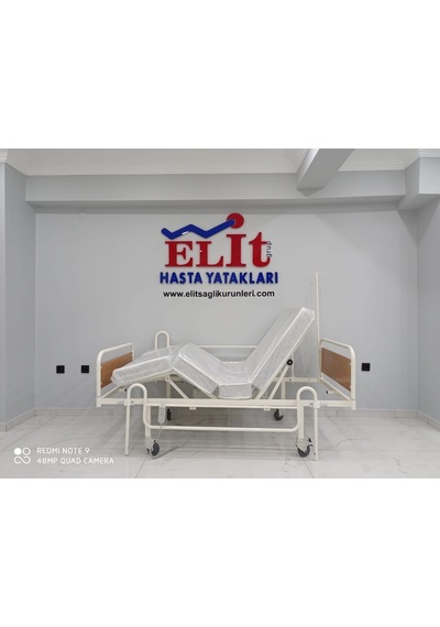 Elit 2 Motorlu Hasta Yatagı El Kumandalı Hasta Karyolası Tse Belgeli