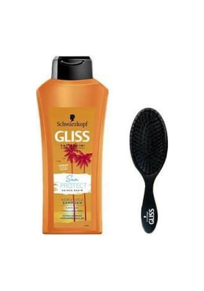 Gliss Sun Protect Güneşe Karşı Koruyucu Şampuan 500 ML + Saç Tarağı Siyah