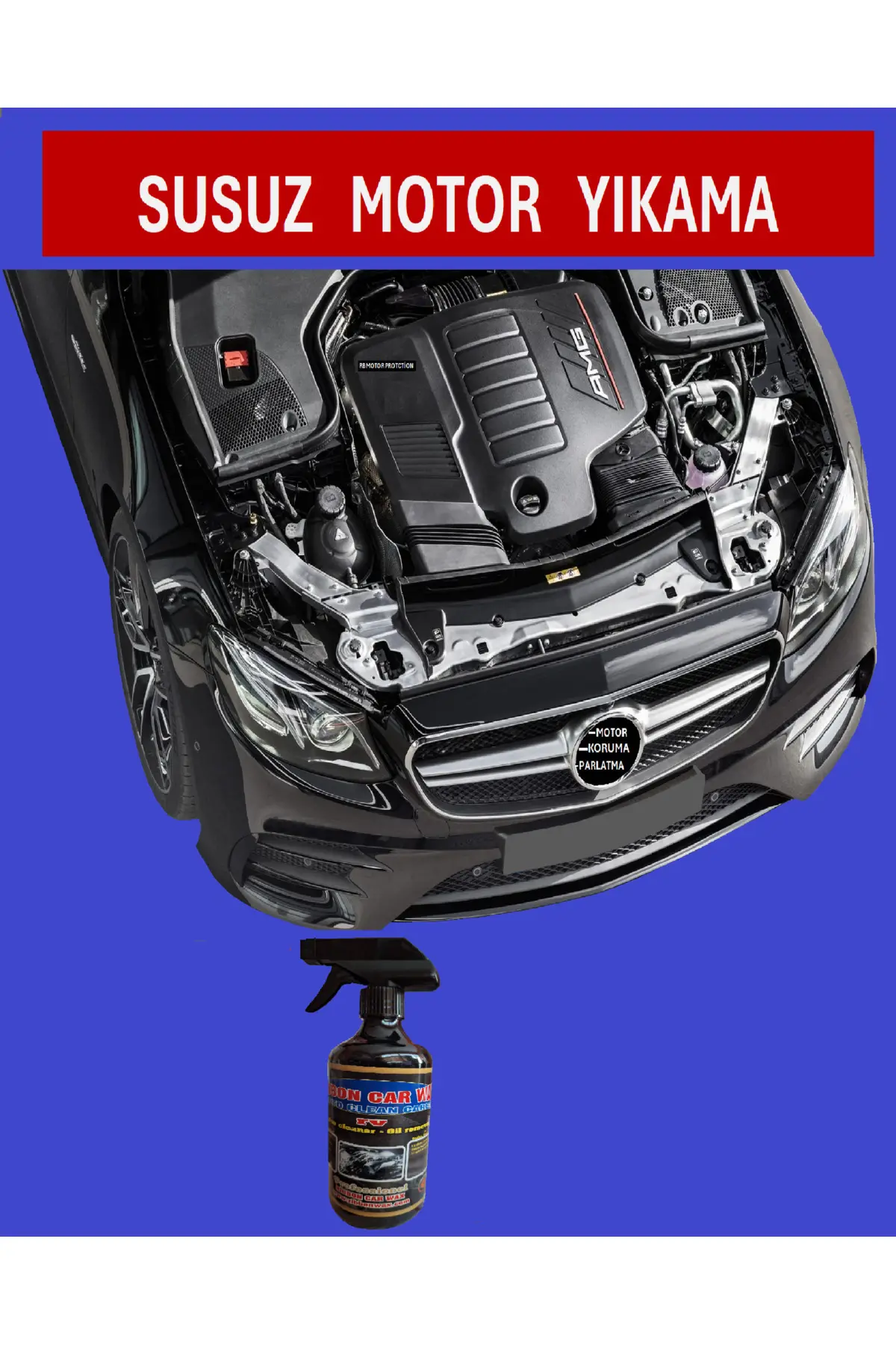 Motor Rv Susuz Motor Temizleme Temizleyici Sıvısı 500 Ml Uyumlu
