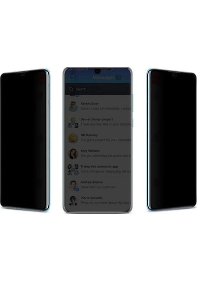 Samsung Uyumlu S20 Fe Hayalet Kırılmaz Cam Ekran Koruyucu Gizli Privacy