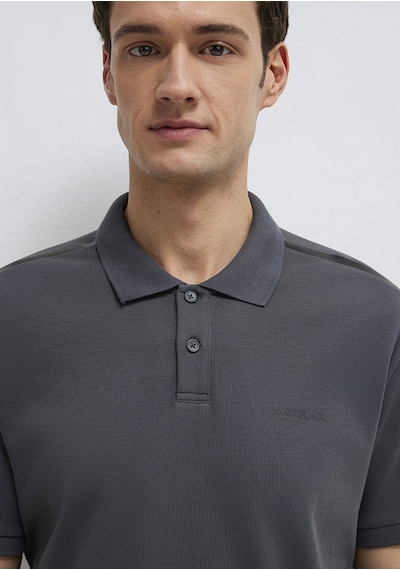 Mavi - Mavi Black Antrasit Polo Tişört 0613136-89100 Antrasit