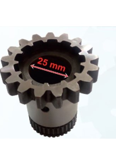 Atv Vulcan-X Şanzıman Dişli 17T Iç 25 Mm 13 Tırnak Uzun Öm
