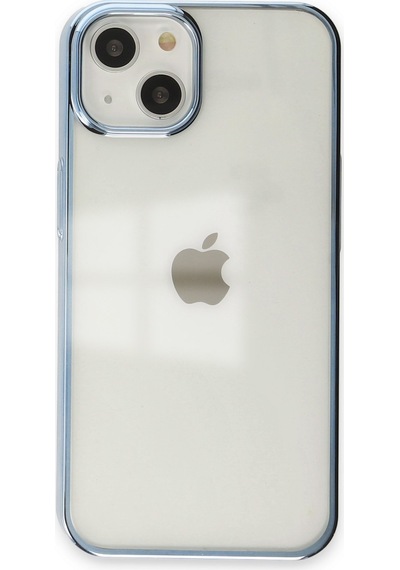 Newface - 131 - Apple iPhone Uyumlu 14 Plus Kılıf Element Silikon - - Ece-umay - Sky Blue