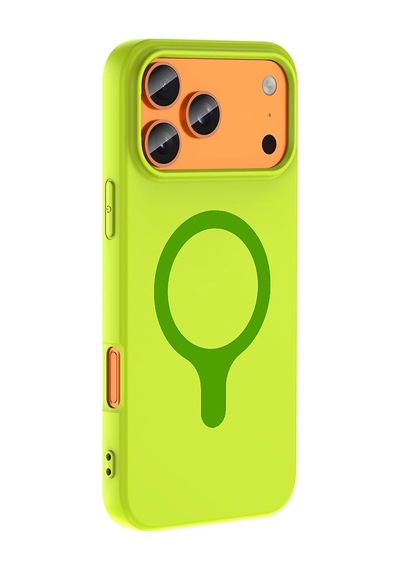 Apple iPhone Uyumlu 18 Pro Max Kılıf M-safe Şarj Özellikli Zore Aris Silikon Kapak Çok Renkli