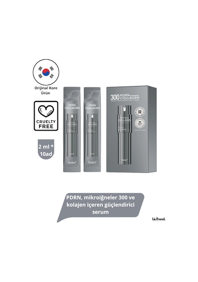 Sudee 300 Collagen Pdrn Elasticity Serum 2ml 10ad Pdrn, Mikroiğneler Güçlendirici Serum