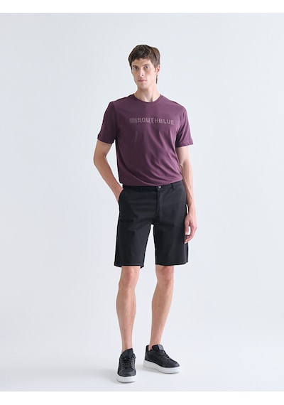 Lcwaıkıkı Classic Siyah Slim Fit Gabardin Erkek Şort