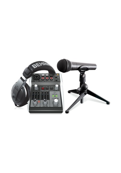 Behringer Podcastudıo 2 Usb Mikser. Mikrofon ve Kulaklıklı Usb