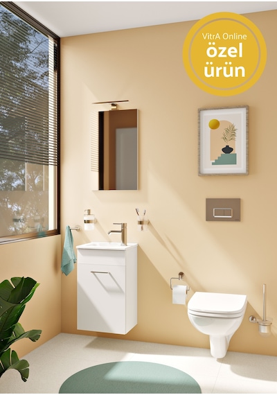 VitrA Ardea 67087 Banyo Dolabı Seti Kapaklı 40 cm Parlak Beyaz VitrA Ardea 67087 Banyo Dolabı Seti Kapaklı 40 cm Parlak Beyaz