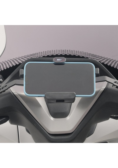 Gp Kompozit Ttr07 Universal 360 Yatay / Dikey Titreşim Modüllü Telefon Tutucu Siyah-kırmızı