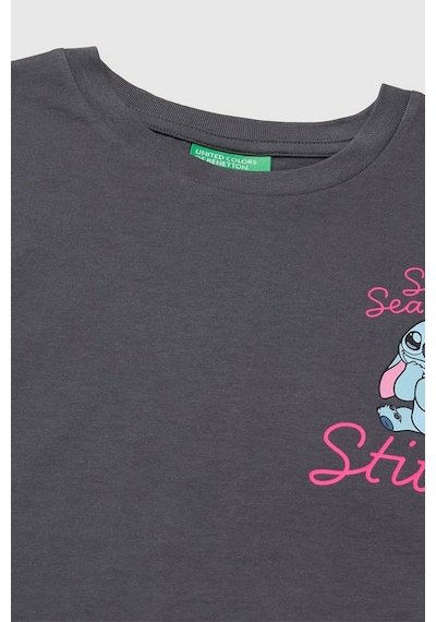 United Colors Of Benetton Kız Çocuk Lilo & Stitch Baskı Detaylı Crop T-shirt Kahverengi 6-13 Yaş-2825 United Colors Of Benetton Kız Çocuk Lilo & Stitch Baskı Detaylı Crop T-shirt Kahverengi 6-13 Yaş-2825