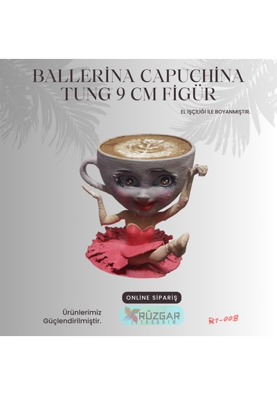 Ballerina Capuchina 9 Cm Figür Tung Tung Sahur Karakteri Balerina