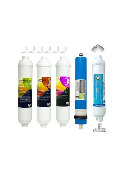 Aqua Line Marka Filtre Inline Kapalı Kasa 5'Li Filtre Seti 546560565