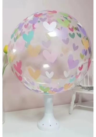 Şeffaf Balon Standı Çiçek Standı Şık Hediye Kutusu Şeffaf Balon