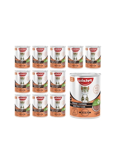 Somonlu Pate Yetişkin Kedi Maması 400 Gr X 12 Adet Sağlıklı Seçim