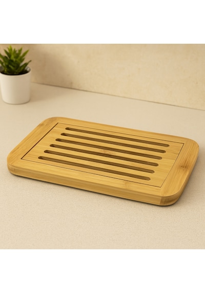 Bambu Kesim Panosu 21x36 Cm Hazneli, Izgaralı Standart