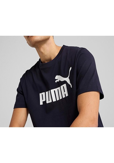 Puma Ess No. 1 Logo Tee Erkek Günlük Tişört 68253216 Lacivert Lacivert