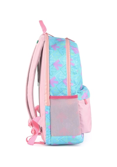United Colors Of Benetton Bnt03731 Kadın Sırt Çantası Mint/Pembe Çok Renkli