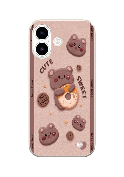 Arvencase Apple iPhone Uyumlu 17 Uyumlu Hd Kalite Orta Sertlikte Baskılı Desenli Silikon Renk104 Renk104