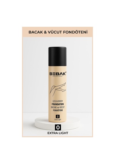 Bebak Bacak Ve Vücut Fondöteni 0 Extra Light 75 ML