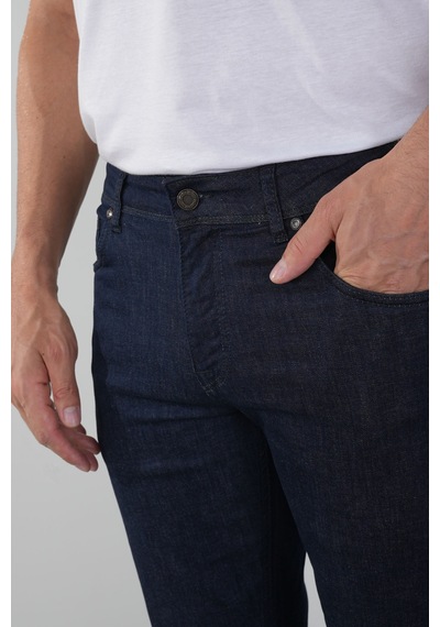 Bisse Koyu Lacivert Denim Pamuklu 5 Cepli Erkek Pantolon Pnj25y25102 40 K.Lacivert