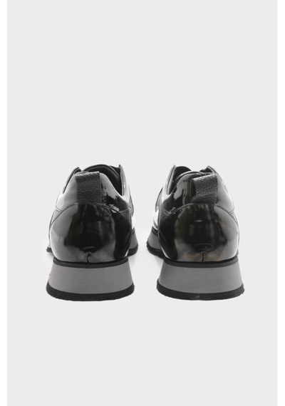 Derinet Hakiki Deri Lastik Bağcıklı Erkek Sneaker S.rugan S.rugan