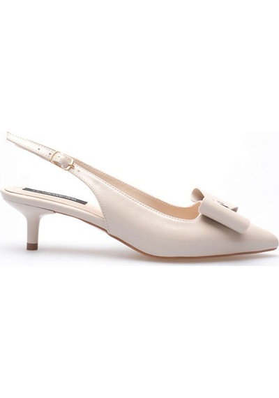 Alewomen Margaret Krem Rugan 8 Cm Topuklu Fiyonk Toka Detaylı Arkası Açık Kadın Ayakkabısı Bej Krem Rugan Alewomen Margaret Krem Rugan 8 Cm Topuklu Fiyonk Toka Detaylı Arkası Açık Kadın Ayakkabısı Bej Krem Rugan