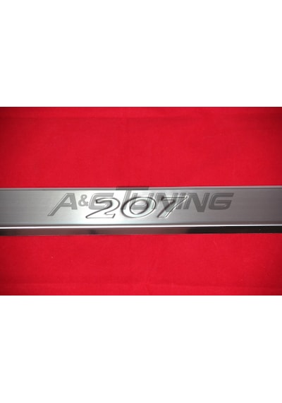 Peugeot 207 Krom Kapı Eşiği Takımı 2006-2012 Paslanmaz Çelik N11.3932