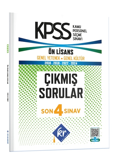 Kpss Genel Yetenek Genel Kültür Ön Lisan Son 4 Sınav Çıkmış Sorular Kr Akademi Yayınları