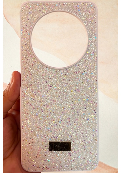 Redmi 14c Yıldız Tozu Premium Beyaz Silikon Kılıf