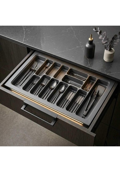 Sese Plastik Ekonomik Kaşıklık 76x49 Cm Antrasit 400-07-07-54 Çok Renkli