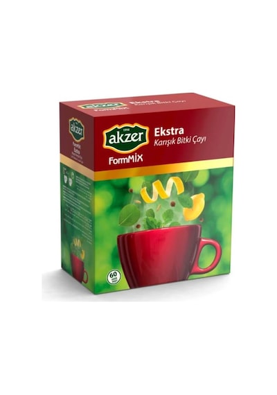 Akzer FormMix Extra Karışık Bitki Süzen Poşet Çay 60 x 2 G