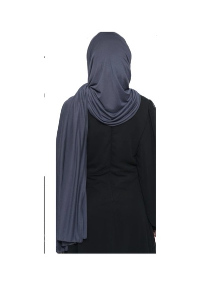 Ardün Hijab Hazır Pratik Geçirmeli Lüks Penye Şal Gri - 691664407 Gri
