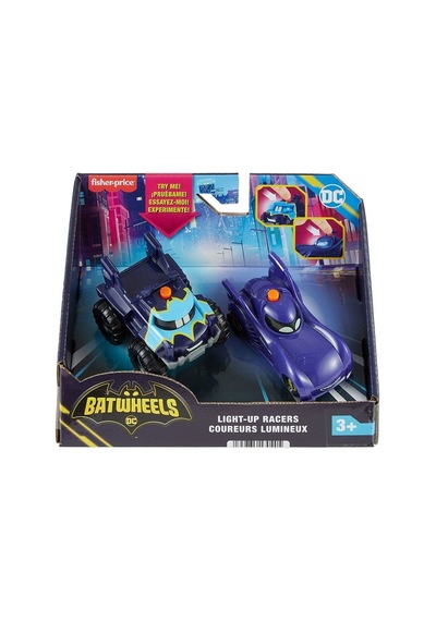 L25 Fisher-price Batwheels Işıklı Yarışçılar Çok Renkli