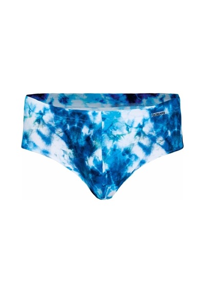 Doreanse Erkek Mavi Batik Desenli Ipli Slip Mayo 3825