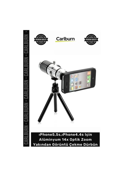 Özel Üretim Lens Iphone5/5s/ıphone4/4s Alüminyum 14x Optik Zoom Yakından Görüntü Çekme Dürbün Çok Renkli