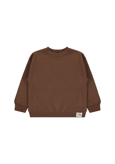Civil Boys Basic 10-13 Yaş Sweatshirt - Kahverengi Koyu Kahve
