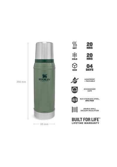 Stanley The Legendary Classic Bottle Termos .75l 10-01612-027 Green