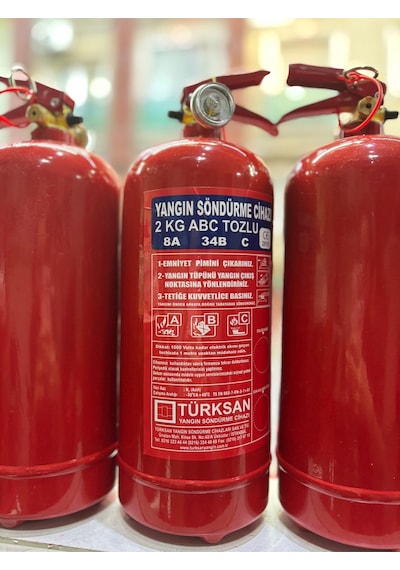 2 Kg Kuru Kimyevi Tozlu Yangın Söndürme Cihazı