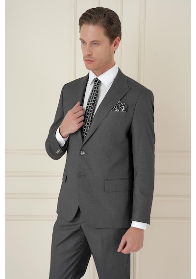 Efor Tk 907 Slim Fit Füme Spor Takım Elbise Füme
