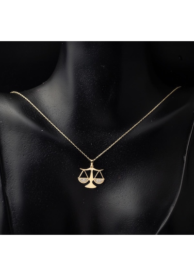 14 Ayar Altın Terazi Kolye KLVRY14K22335