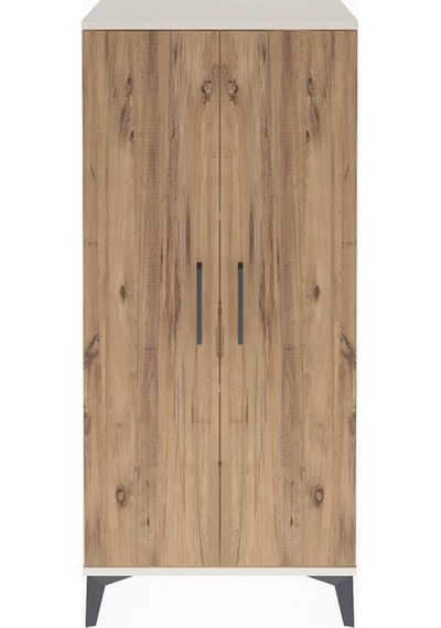 Arges Dolap 2 Raflı 2 Kapaklı 60x30x134 Aytaşı-çam Aytaşı