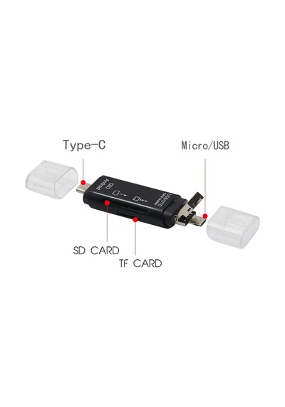 Valkyrie Otg Type C & Micro Usb & Usb 3İn1 Kart Okuyucu Usb2.0